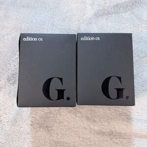 Lot of 2 Goop Fragrance Scented Candle Edition 01 Winter 2016 Cypress Smoke Snow